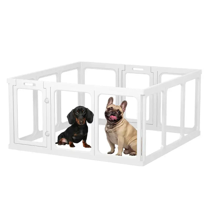 Clear Acrylic Small Pet Playpen – Indoor Enclosure