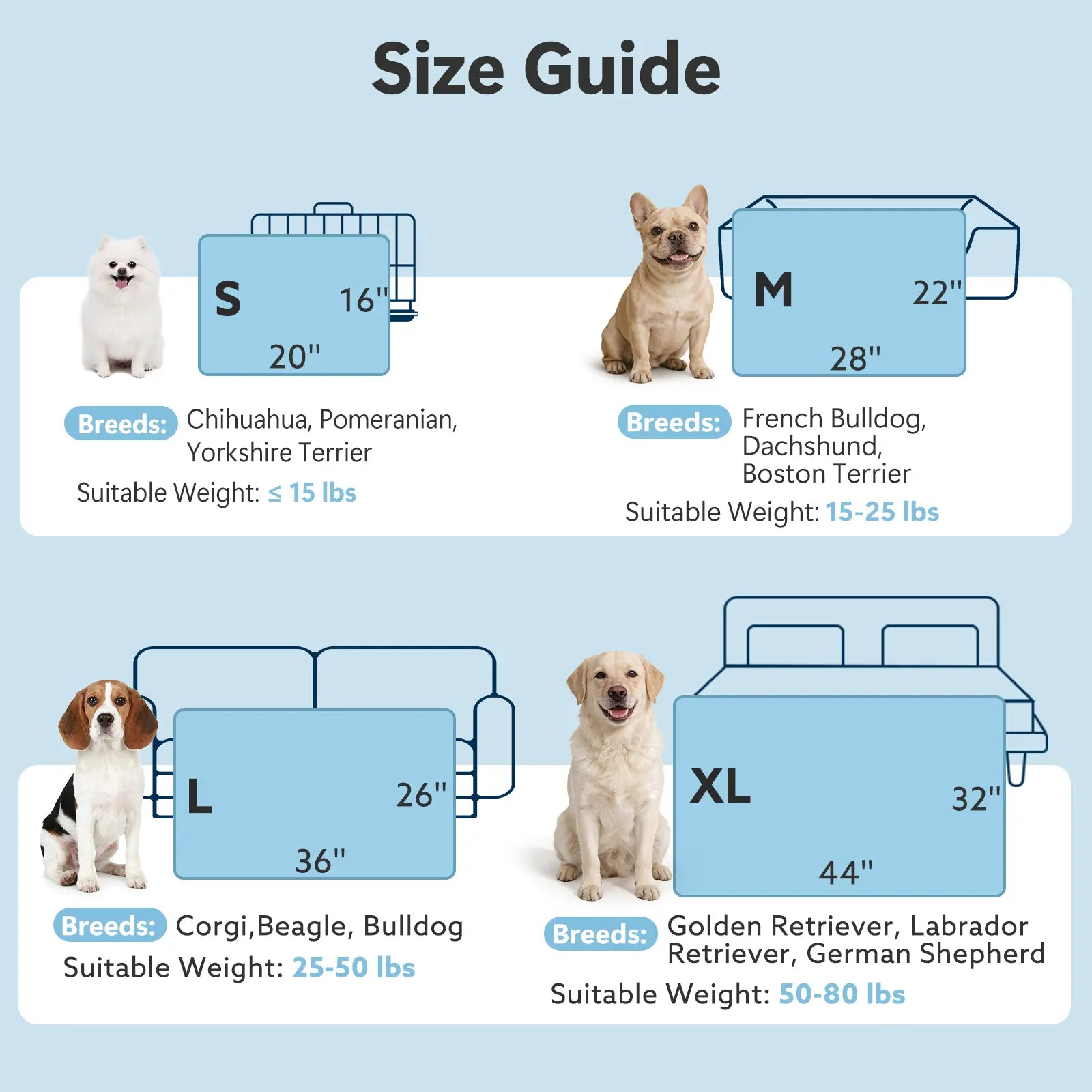 MIXJOY Cooling Dog Pad – Washable & Non-Slip
