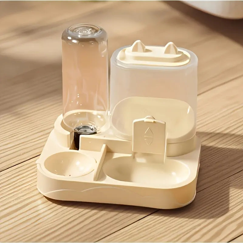 2-in-1 Automatic Pet Feeder & Water Dispenser – Gravity Station