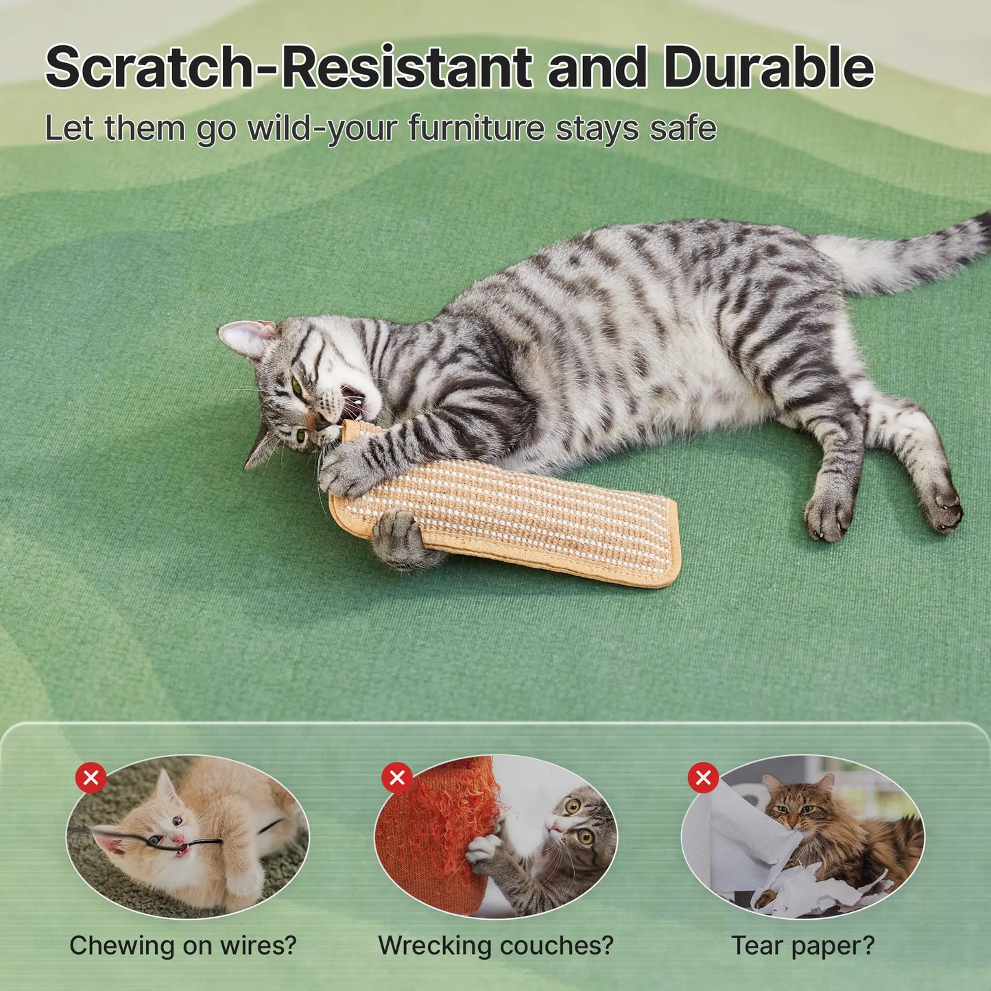 2-Pack Sisal Cat Kicker Toys – Interactive Scratching Pillows