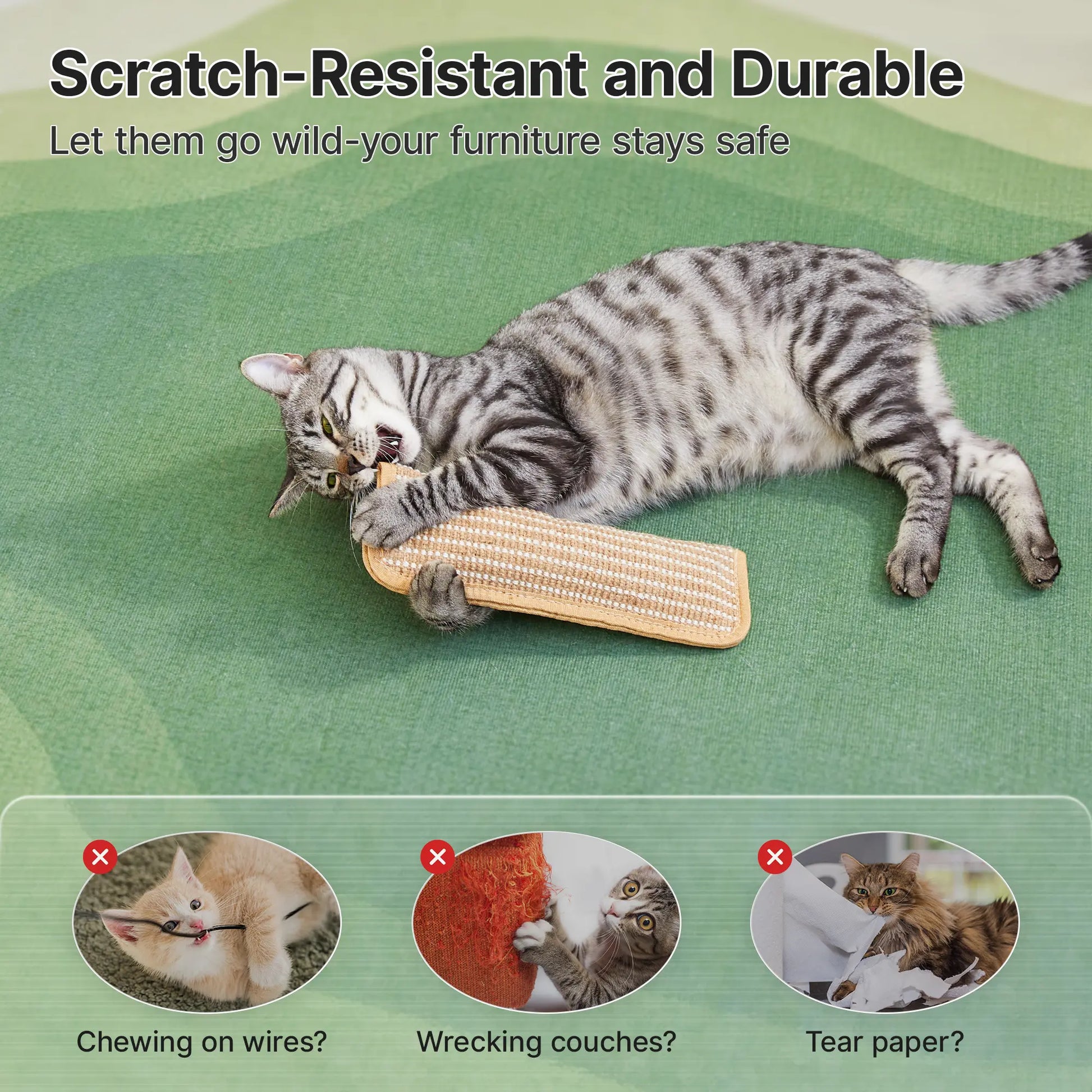 2-Pack Sisal Cat Kicker Toys – Interactive Scratching Pillows
