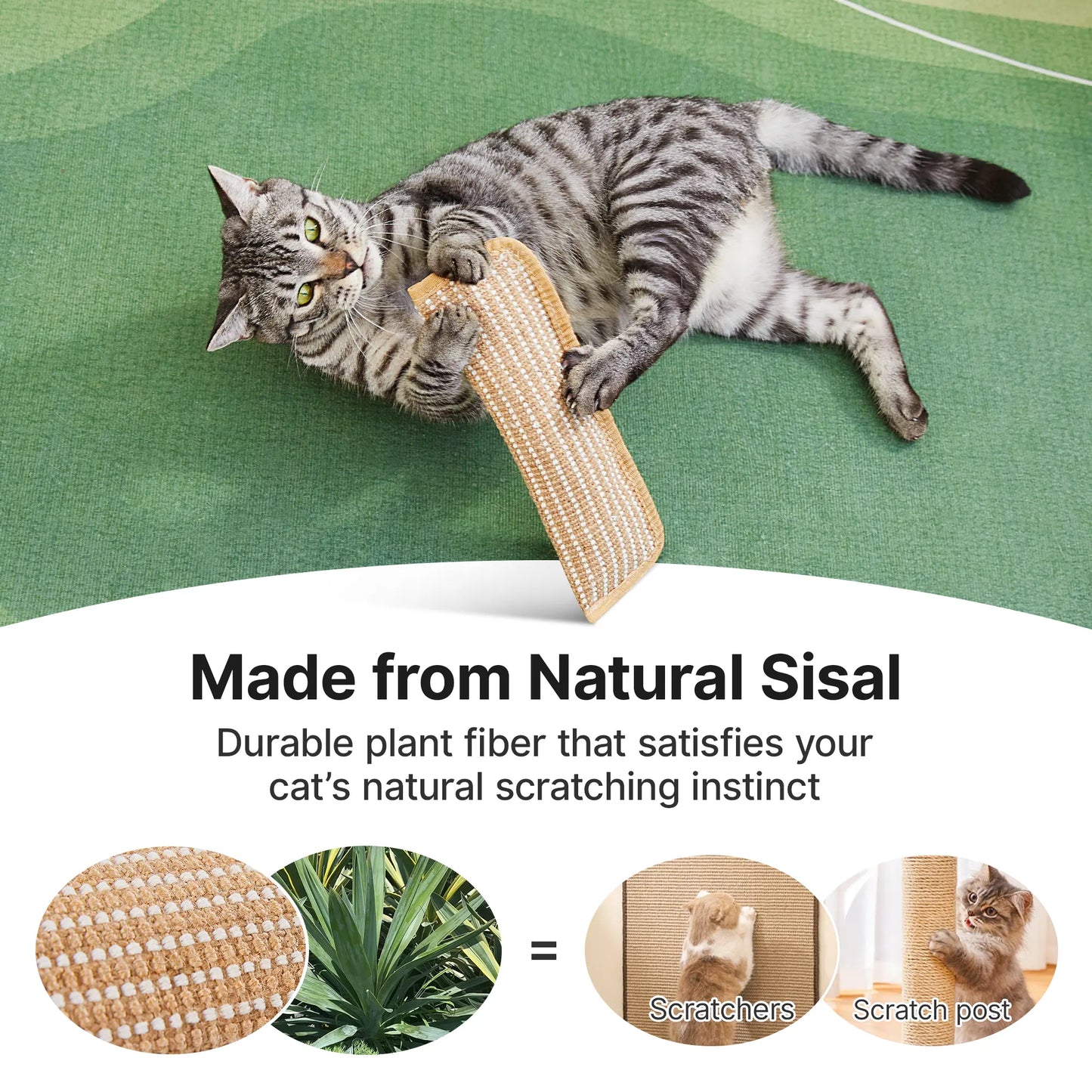 2-Pack Sisal Cat Kicker Toys – Interactive Scratching Pillows