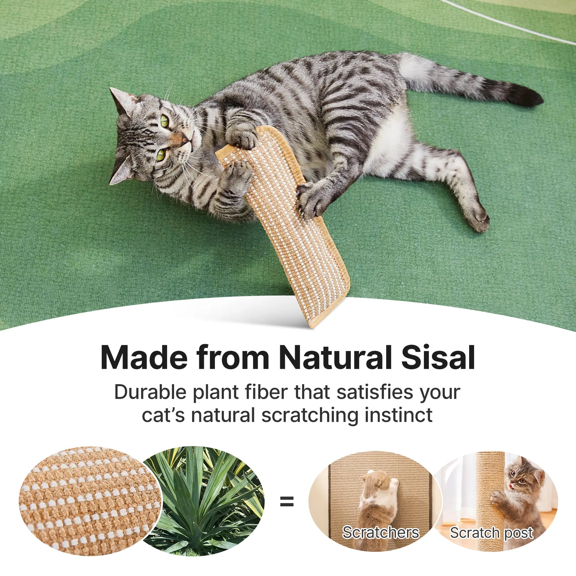 2-Pack Sisal Cat Kicker Toys – Interactive Scratching Pillows