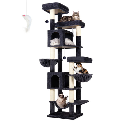 Globlazer 82" Heavy Duty Corner Cat Tree with Condos