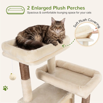 Globlazer 82" Heavy Duty Corner Cat Tree with Condos