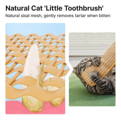 2-Pack Sisal Cat Kicker Toys – Interactive Scratching Pillows