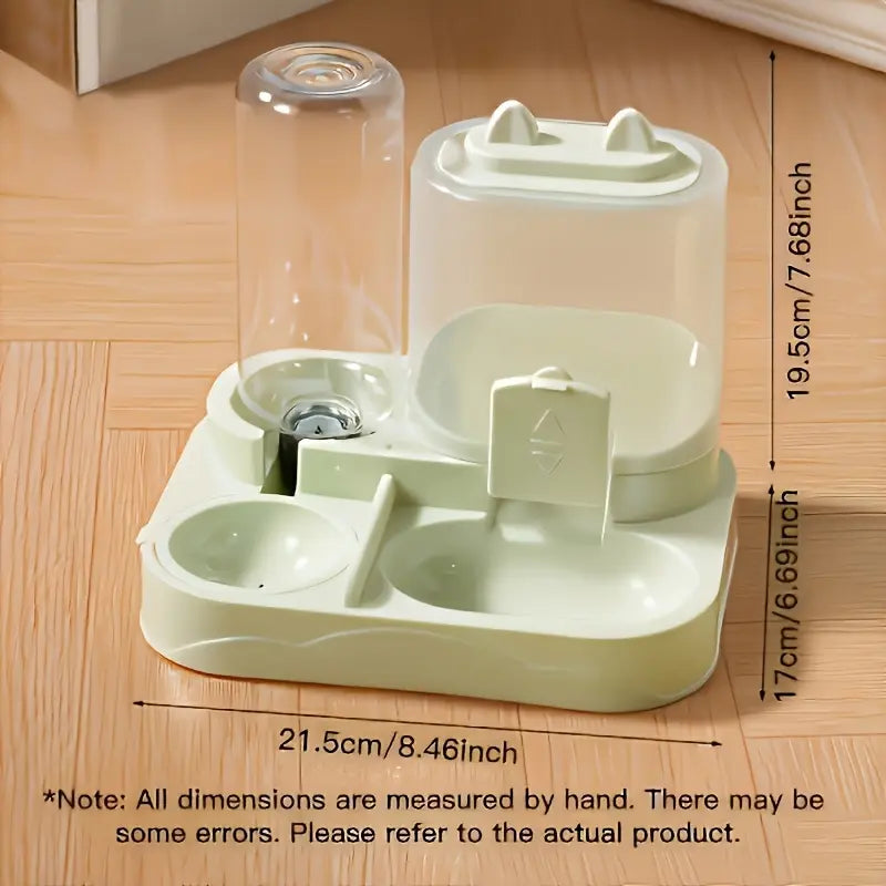 2-in-1 Automatic Pet Feeder & Water Dispenser – Gravity Station