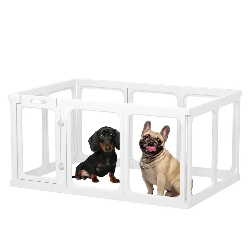 Clear Acrylic Small Pet Playpen – Indoor Enclosure