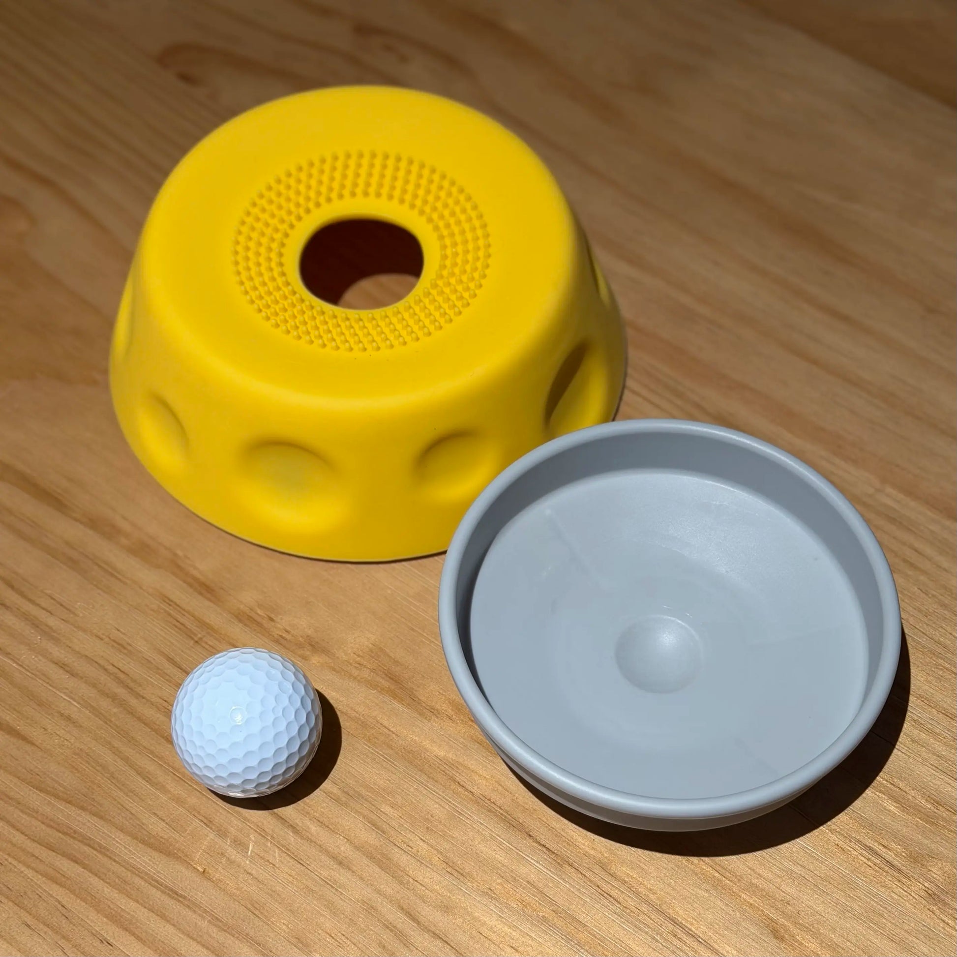 No-Mess Slow Feeder Bowl with Rolling Treat Ball