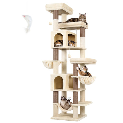 Globlazer 82" Heavy Duty Corner Cat Tree with Condos