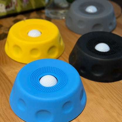 No-Mess Slow Feeder Bowl with Rolling Treat Ball