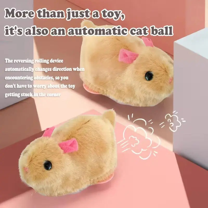 Smart Automatic Cat Toy – USB Rechargeable Rolling Ball