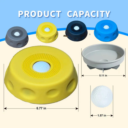 No-Mess Slow Feeder Bowl with Rolling Treat Ball